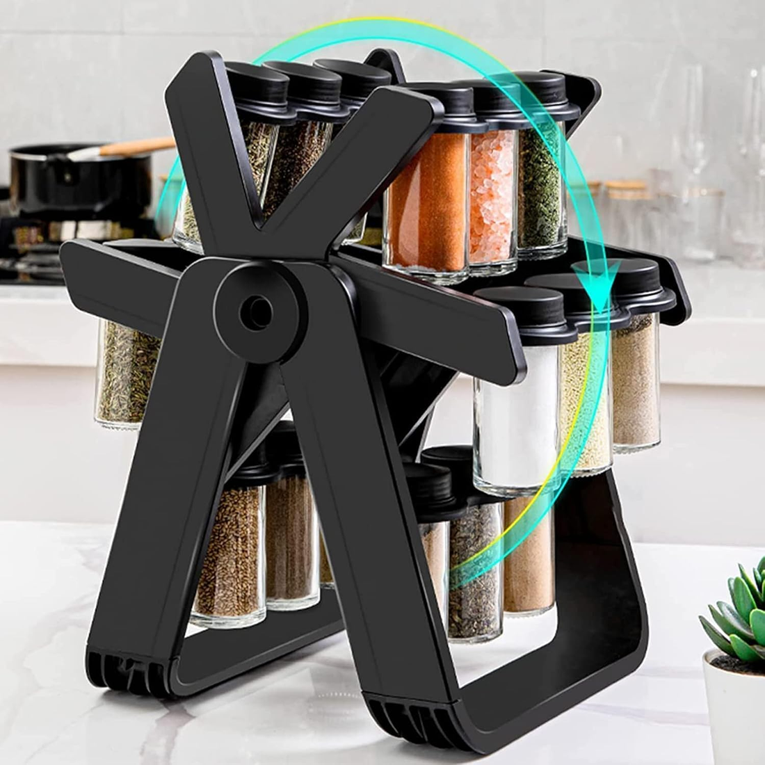 Ferris Wheel Spice Rack Set