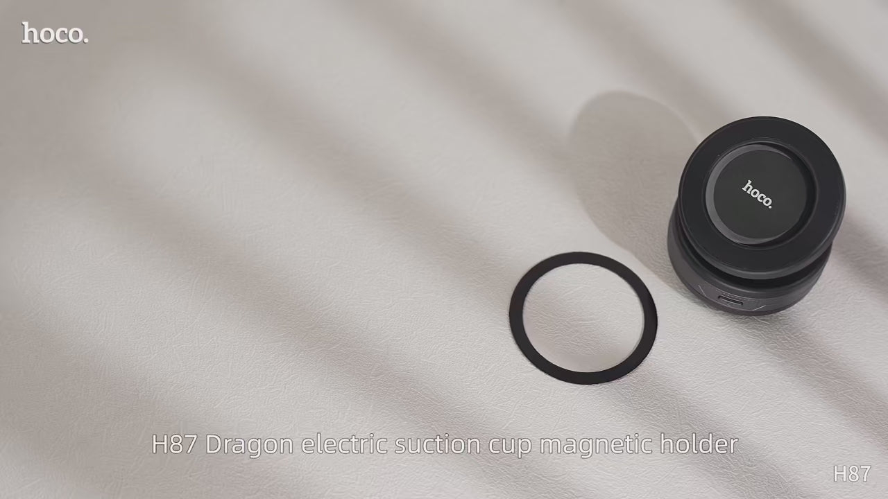 Hoco H87 Dragon – Electric Suction-Cup Magnetic Phone Holder (Universal)