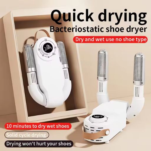 Intelligent Shoe Dryer with Adjustable Timer – Quick Drying, Deodorizing & Sterilizing Shoe Warmer