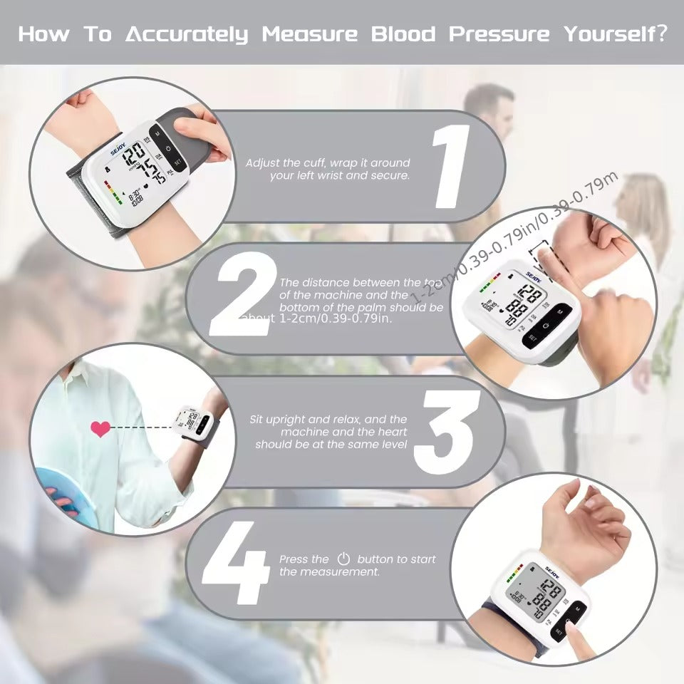 Wrist Blood Pressure Monitor